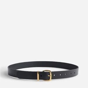 NWT Madewell the essential leather belt in black